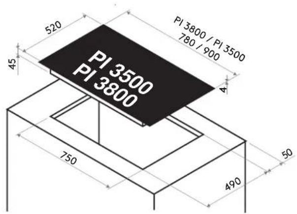 Pando PI 3800 - Fitting - installing: - 3