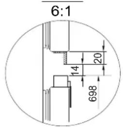 Pando PFBI L COMBI - INSTRUCCIONES DE INSTALACIÓN Y DIMENSIONES - 4