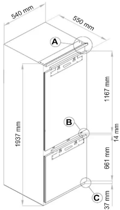 Pando PFBI L COMBI - INSTRUCCIONES DE INSTALACIÓN Y DIMENSIONES - 2