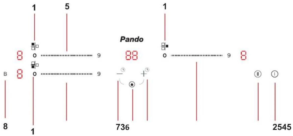 Pando PI-3111 - DISPLAY PI3110 - 3111 - 3