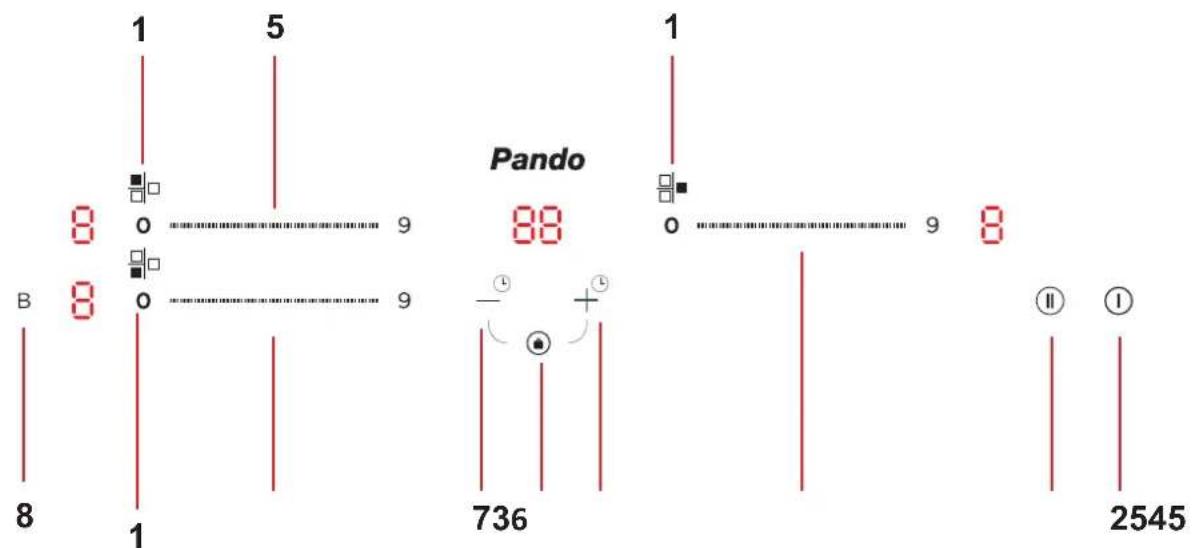 Pando PI-3110 - DISPLAY PI3110 - 3111 - 3