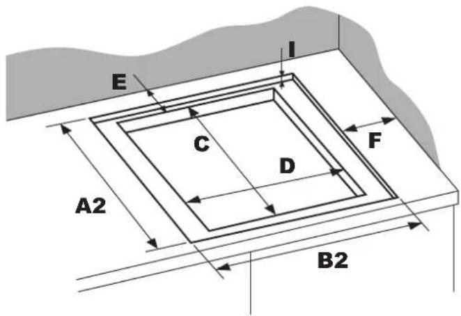 Pando PI-3110 - Modèle Dimensions de montage PI - 3151 - 1