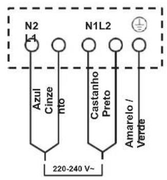 Pando PI-3110 - Ligação da placa de alimentação eléctrica - 1