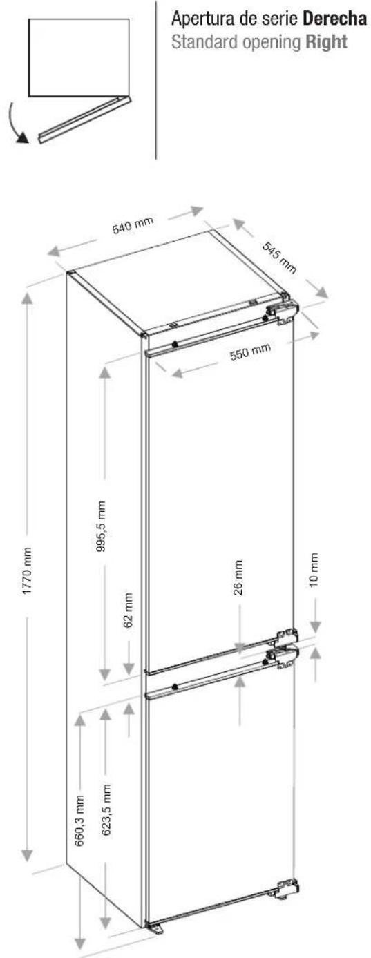 Pando PFBI COMBI - Dimensiones - 2