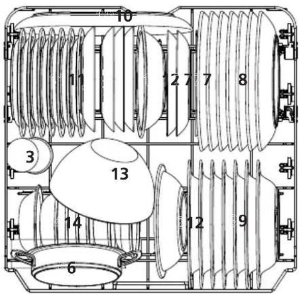Pando PLB-7161 - Cesta inferior: - 1