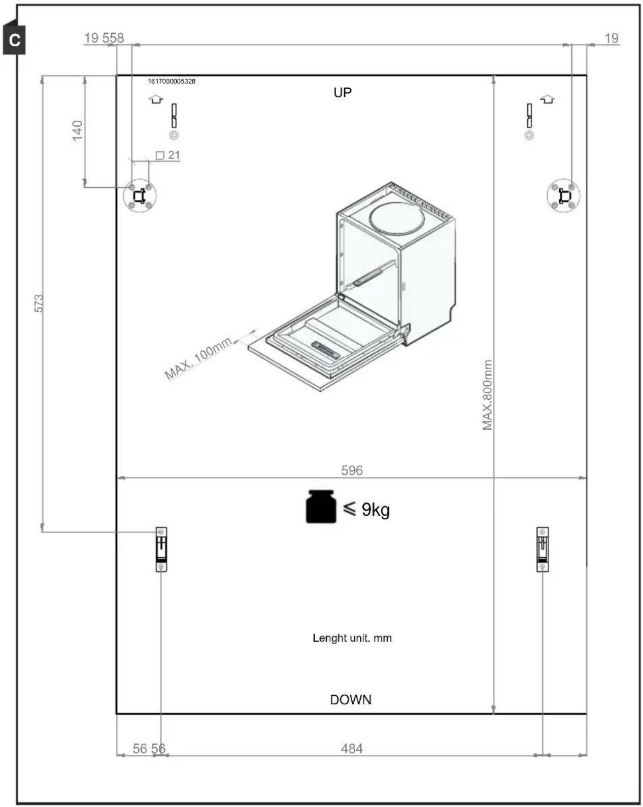 Pando PLB-7161 - Modelo integrado - 1