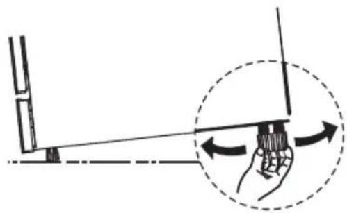 Pando PLB-7161 - Nivelado del aparato - 1