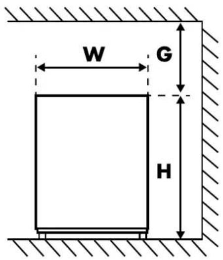 Wisberg WBKK48DW - MAßE - 2
