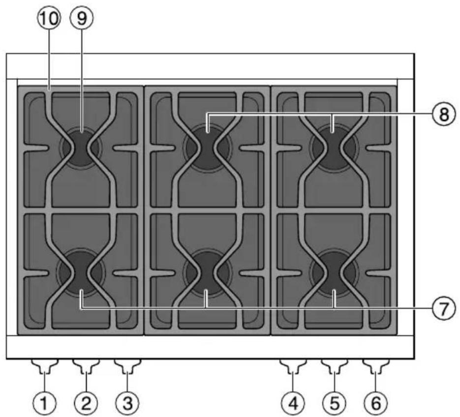 MIELE HR 1954-2 LP - Surface de cuisson - 1