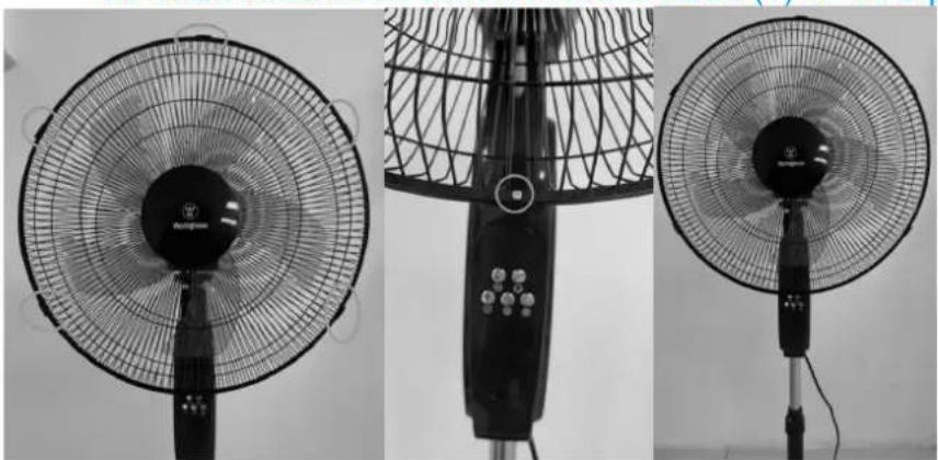 TECHWOOD TVC-1000T - ASSEMBLAGE DU VENTILATEUR SUR SOCLE - 8
