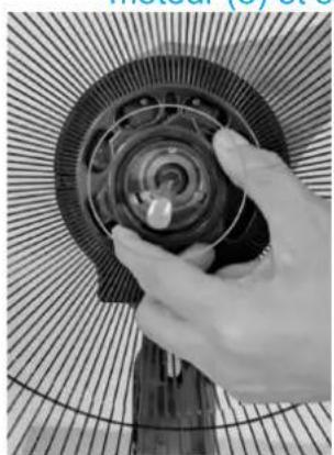 TECHWOOD TVC-1000T - ASSEMBLAGE DU VENTILATEUR SUR SOCLE - 4