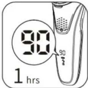 TECHWOOD TRZ-956 - LA BATTERIE EST VIDE IL FAUT DONC LE CHARGER. IL CHARGE 90% AU BOUT D'UNE 1 HEURE DE CHARHE - 4