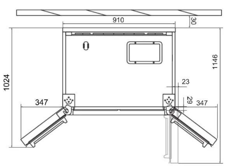 Pando PFLX AMER - Dimensiones - 1