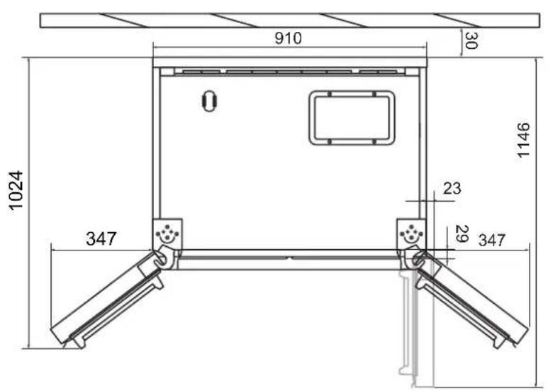 Pando PFLX AMER - Dimensoes - 1
