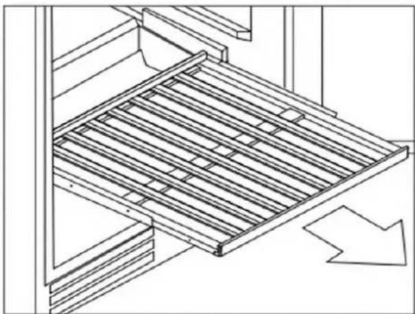 Pando PVMAV 60-23 - Tablettes avec rails pour chapeaux - 1