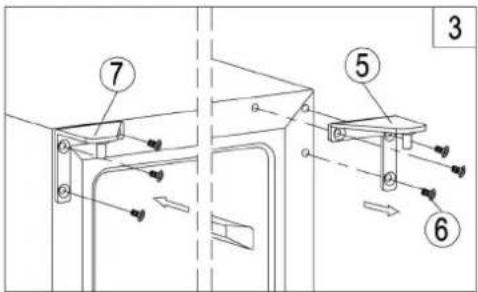 Pando PVMAV 60-25 - DIAGRAM – MODELS FITTED UNDER A WORKTOP - 4