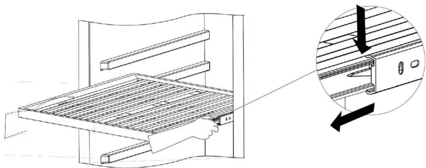 Pando PVMAV 88-45 - Shelves with top-hat rails - 3