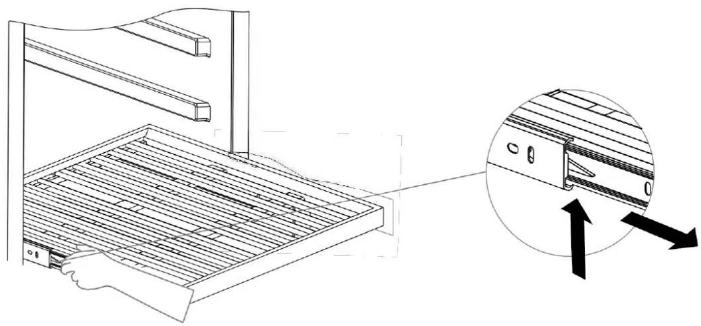 Pando PVMAV 88-45 - Shelves with top-hat rails - 2