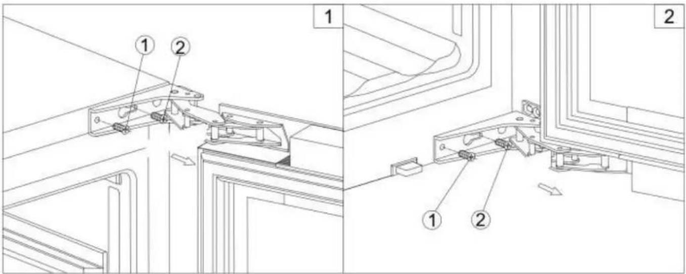 Pando PVMAV 88-45 - REVERSIBLE DOOR Hinge With "Soft" Lock - 1