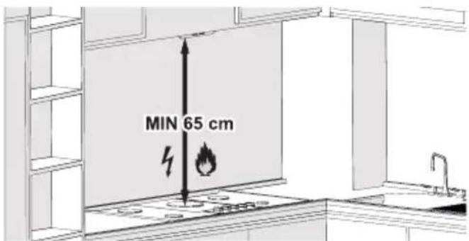 BEKO HNT61310WH - Positie van het apparaat - 1