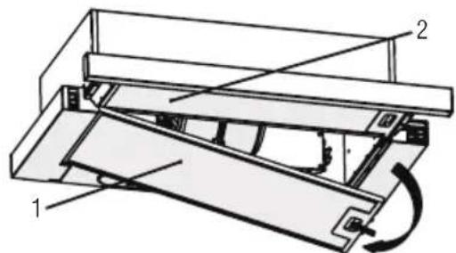 BEKO HNT61310WH - Curăarea filtrului de grăsime din aluminiu - 1