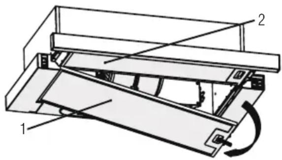 BEKO HNT61310WH - Καθαρισμός του φίλτρου λίπους - 1