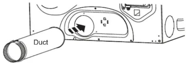 GE PFD95ESPWDS - STANDARD REAR EXHAUST - 1