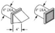 GE PFD95ESPWDS - The correct exhaust installation is YOUR RESPONSIBILITY. - 1