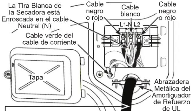 GE PFD95ESPWDS - CÓMO CONECTAR LA SECADORA USANDO UNA CONEXIÓN DE 4 CABLES (DEBE UTILIZARSE EN INSTALACIONES DE CASAS RODANTES) - 1