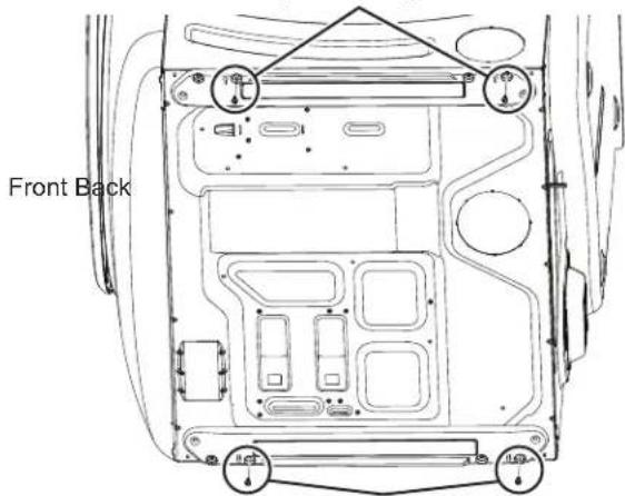 GE PFD95ESPWDS - INSTALL SPACERS TO THE DRYER BOTTOM - 2