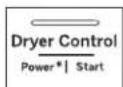 GE PFD95ESPWDS - How to use the Dryer Control Feature (on some models) - 3