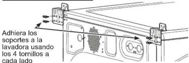 GE PFD95ESPWDS - ③ INSTALE LOS SOPORTES APROPIADOS PARA LA LAVADORA - 4