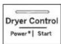 GE PFD95ESPWDS - How to use the Dryer Control Feature (on some models) - 1