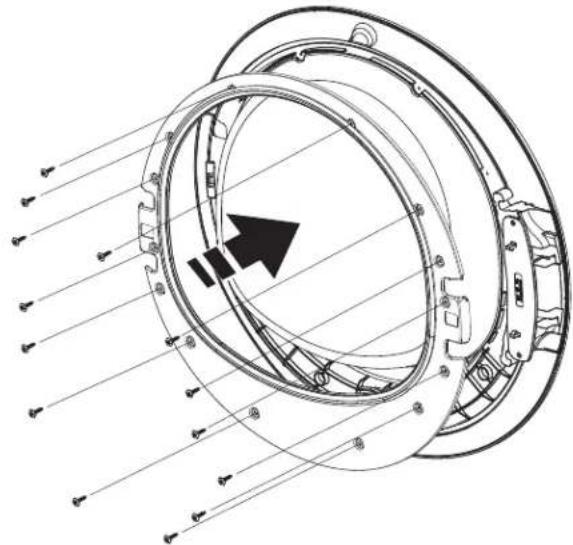 GE PFD95ESPWDS - ④ REPLACE THE INNER DOOR - 1