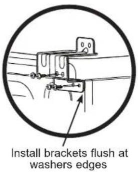 GE PFD95ESPWDS - INSTALL THE APPROPRIATE BRACKETS TO THE WASHER - 2