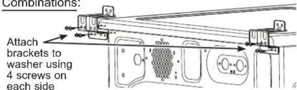 GE PFD95ESPWDS - INSTALL THE APPROPRIATE BRACKETS TO THE WASHER - 1