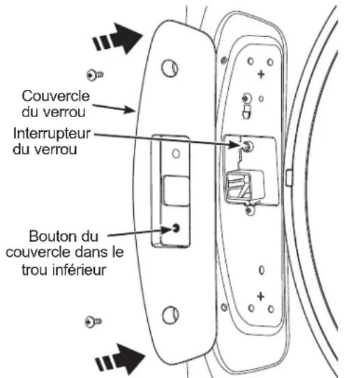 GE PFW955SPWDS - RETIREZ L'ASSEMBLAGE DE VERROU ET INSTALLLEZ-LE SUR LE COTÉ OPPOSE DE LA LAVEUSE (SUITE) - 2