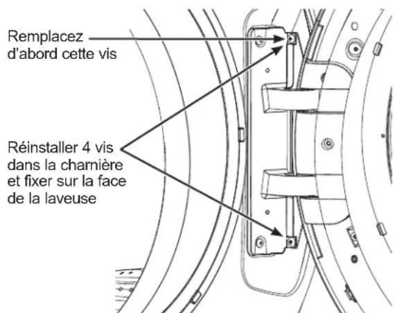 GE PFW955SPWDS - REPLACEZ L'ASSEMBLAGE DE PORTE - 1