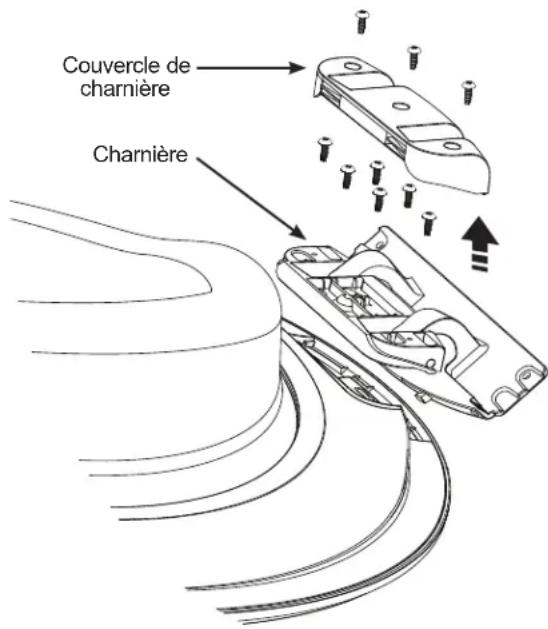 GE PFW955SPWDS - RETIREZ LA CHARNIÈRE DE PORTE - 1
