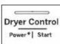 GE PFW955SPWDS - How to use the Dryer Control Feature (on some models) - 2