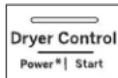 GE PFW955SPWDS - como utilizar la funciona de control Dryer Control de la secadora (en algunos modelos) - 1