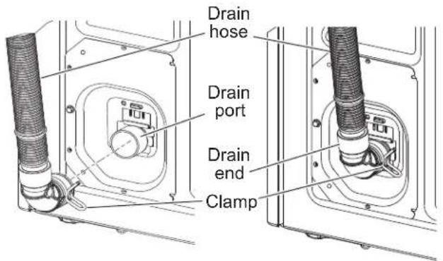 GE PTW805BPWRS - ③ CONNECT DRAIN HOSE TO WASHER - 2