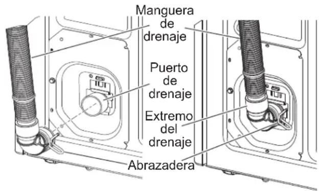 GE PTW800BPWRS - ③ CONECTE LA MANGUERA DE DESAGÜE A LA LAVADORA - 2