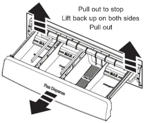 GE PTW800BPWRS - Flex Dispense Drawer - 1