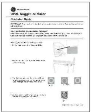 GE Profile Opal OPAL01GHSDTK - Contact Us - 3