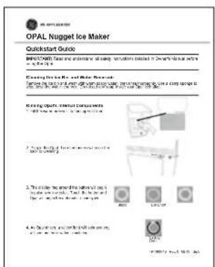 GE Profile Opal OPAL01GHSDTK - Entretien Et Nettoyage - 6