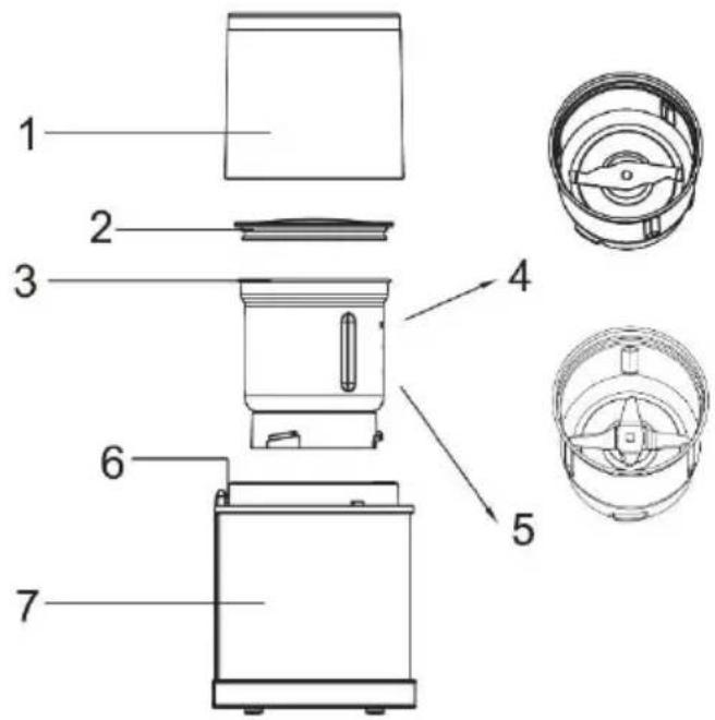 Brentwood CG-162S - Partes: - 1
