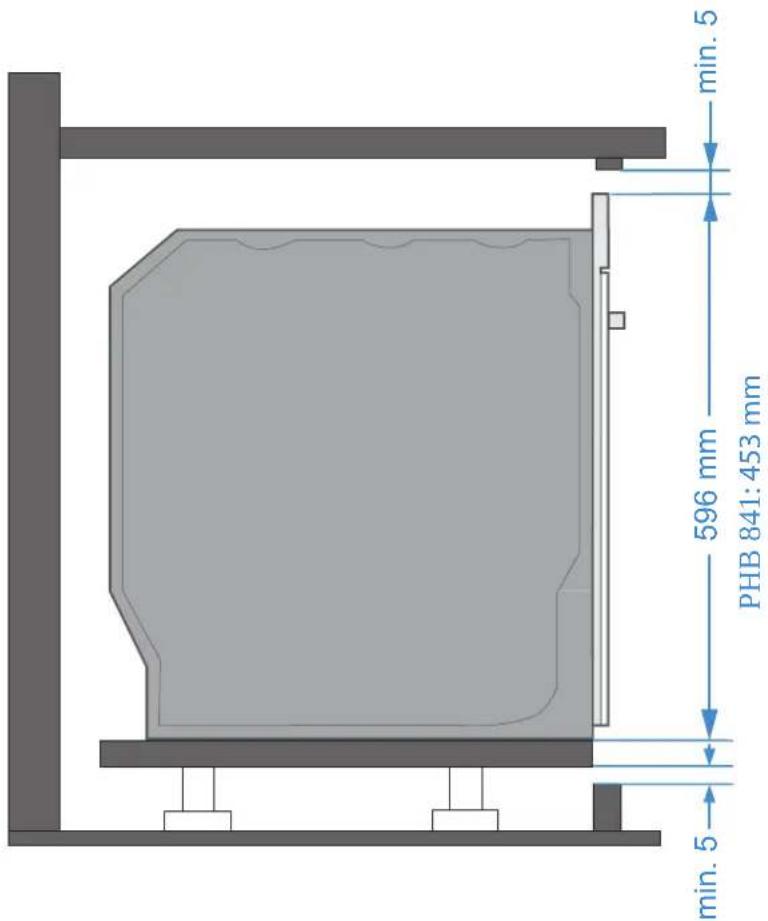 Pando PHB-841 - Installation sous le comptoir - 1