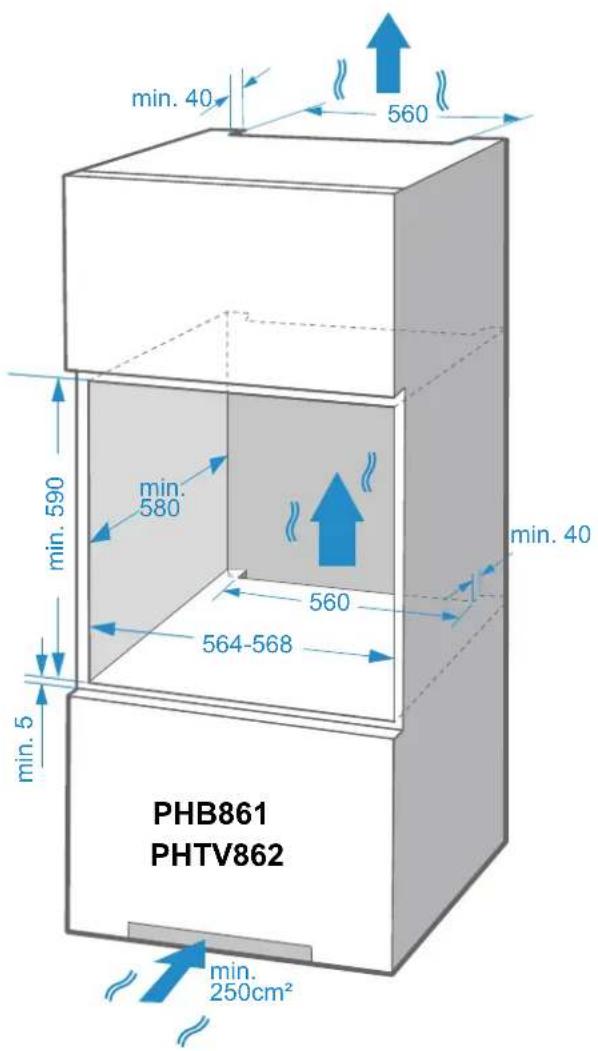 Pando PHB-841 - Instalación Bajo Encimera - 4