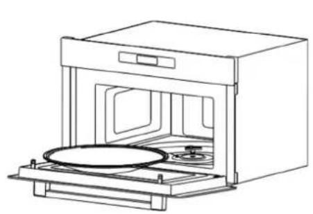 Pando PHM-850 - Como posicionar a mesa giratória: - 1